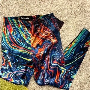 Blackmilk I Bleed Gasoline VELVET Leggings